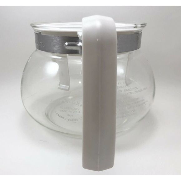Vintage Pyrex Maxwell House Glass Coffee Pot 10 Cup Good to the Last Drop Carafe - Picture 4 of 9